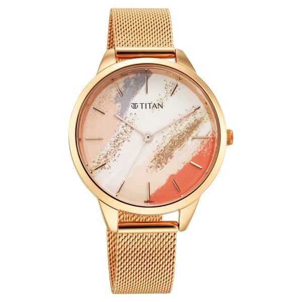 Titan Purple Glam It Up Women's Watch - NT2664WM01