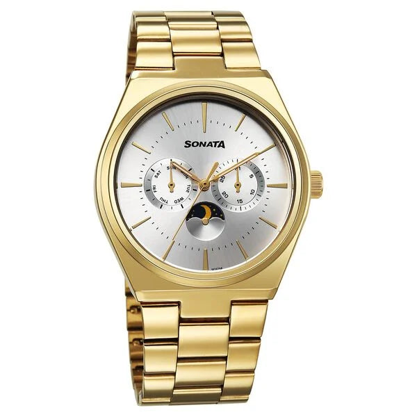 Sonata Festive Quartz Watch For Men - 77202YM01
