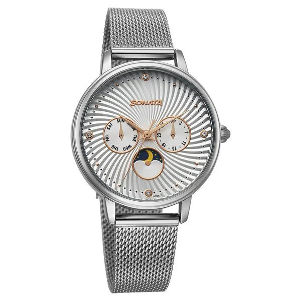 Sonata Festive Quartz Women's Watch - NT87111SM01