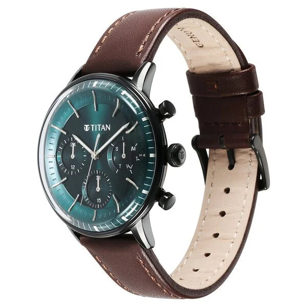 Titan Light Leathers Men's Watch - NT90171NL01