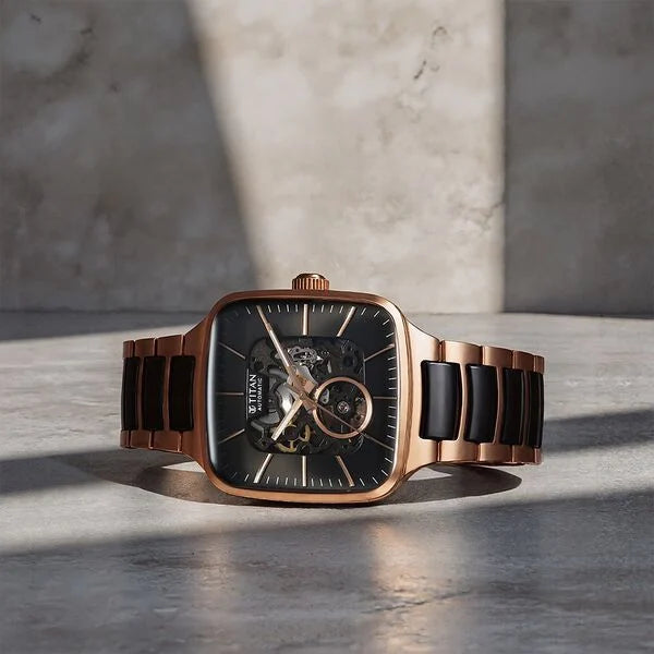 Titan Automatic Men's Watch - NT90175KD03